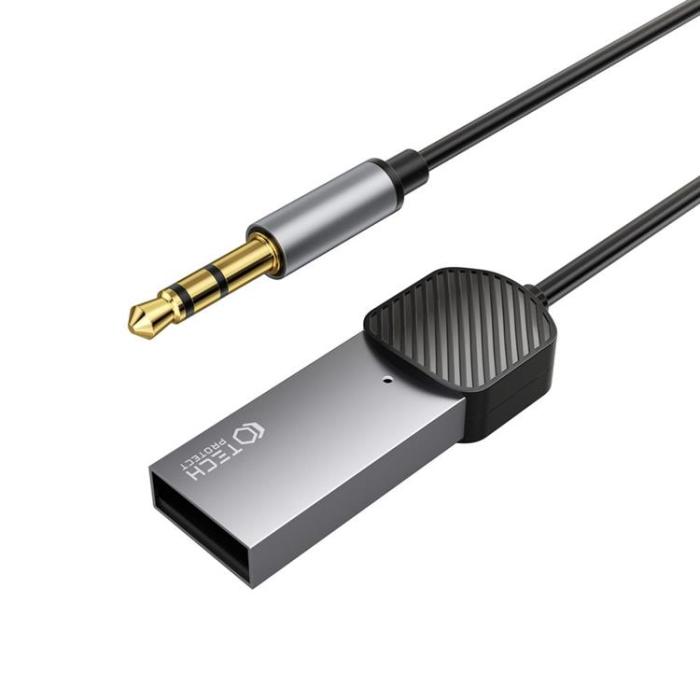 Tech-Protect - Tech-Protect Adapter Aux Bluetooth Ultraboost - Svart