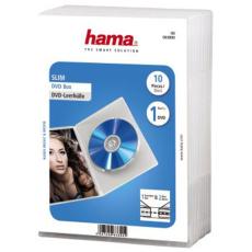 Hama - HAMA DVD-Box Slim Transparent 10-pack