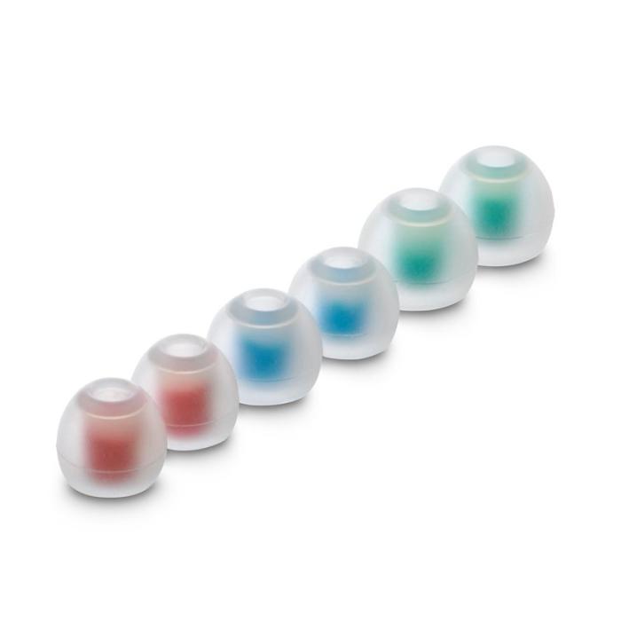 Hama - HAMA Ersättningsöronkuddar Silicone 6-Pack Vit