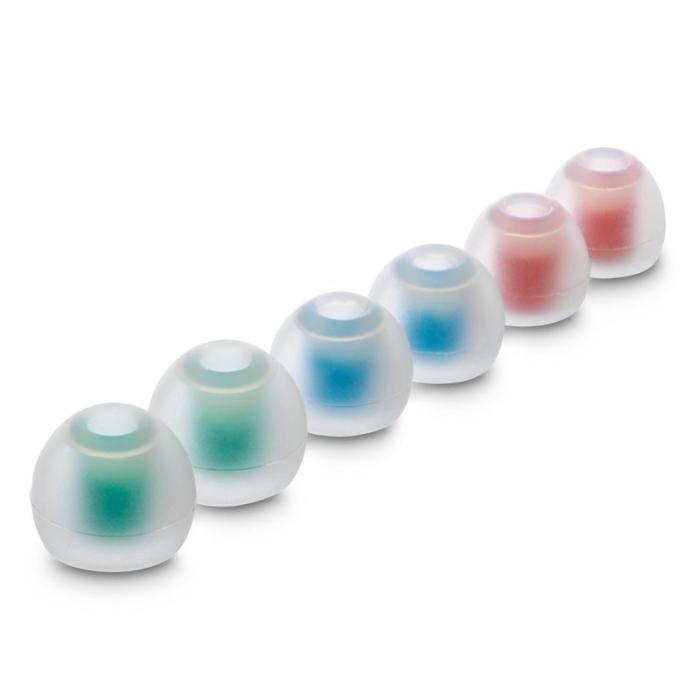 Hama - HAMA Ersättningsöronkuddar Silicone 6-Pack Vit