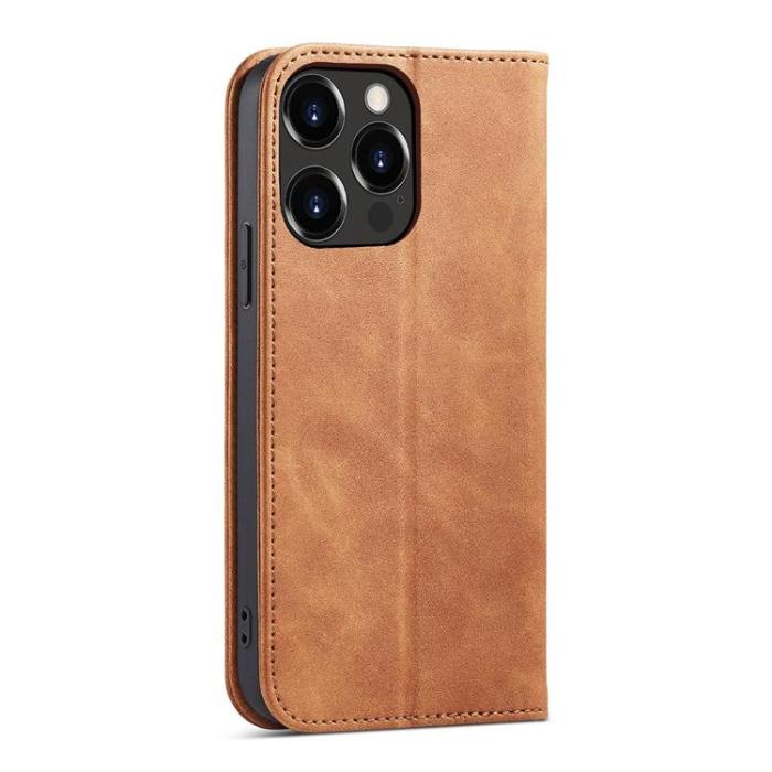 OEM - iPhone 13 Pro Plånboksfodral Magnet Fancy - Brun