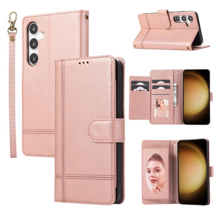 OEM - Mobilfodral för Samsung Galaxy S26 Plus TKonstläder - Roséguld