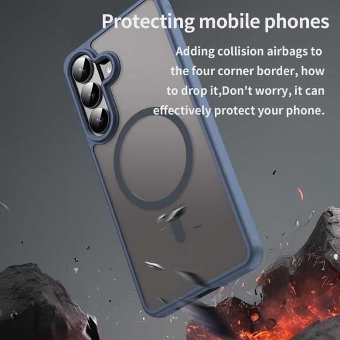 OEM - Mobilskal för Samsung Galaxy S26 Plus Magnetiskt PC + TPU - Blå