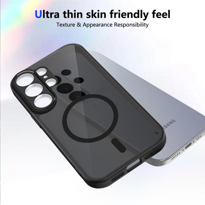 OEM - Mobilskal för Samsung Galaxy S26 Ultra Magnetiskt PC + TPU - Transparent
