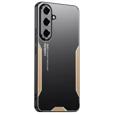 OEM - Mobilskal f&ouml;r Samsung Galaxy S26 Plus Aluminiumlegering TPU - Guld