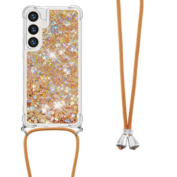 OEM - Mobilskal för Samsung Galaxy S26 Plus TPU med snodd - Guld