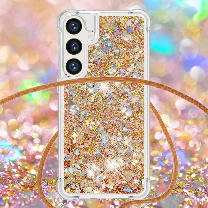 OEM - Mobilskal för Samsung Galaxy S26 Plus TPU med snodd - Guld