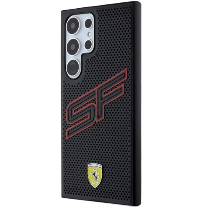 Ferrari - Ferrari Galaxy S24 Ultra Mobilskal Big SF Perforated - Svart