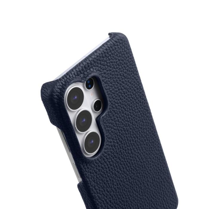 Melkco - MELKCO Mobilskal för Samsung Galaxy S26 Ultra Magnetiskt Äkta läder - Mörkblå