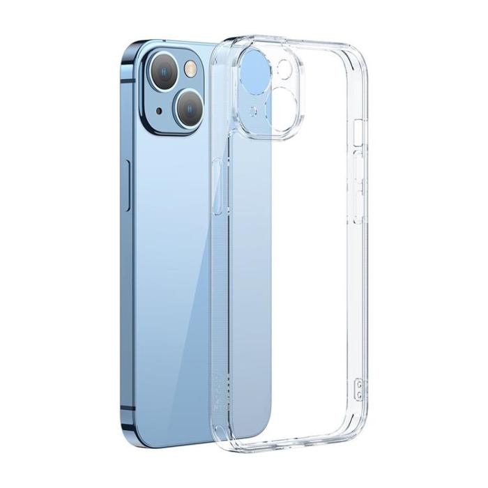BASEUS - Baseus iPhone 13 Skal SuperCeramic + Cleaning Kit - Transparent