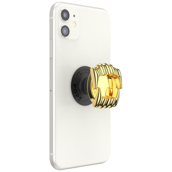 PopSockets - PopSockets MagSafe Popuphållare och Stativ Say Cheese Adhesive Grip - Guld