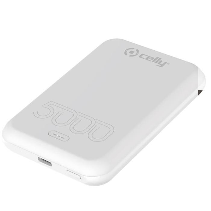 Celly - Celly PowerBank 15W MagSafe Trådlös laddning 5000mAh
