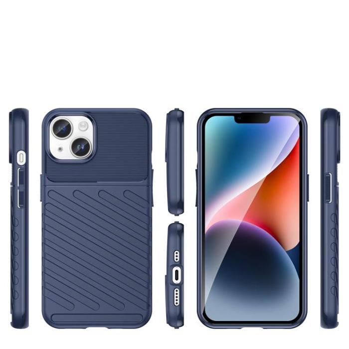 OEM - iPhone 14 Skal Thunder Armored - Blå