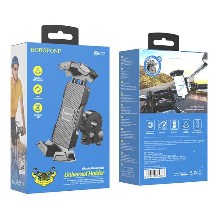 Borofone - Borofone Cykelhållare Bh72 Airfly - Svart