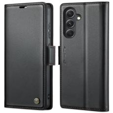 Caseme - CASEME Pl&aring;nboksfodral Konstl&auml;der f&ouml;r Samsung Galaxy S23 FE - Svart