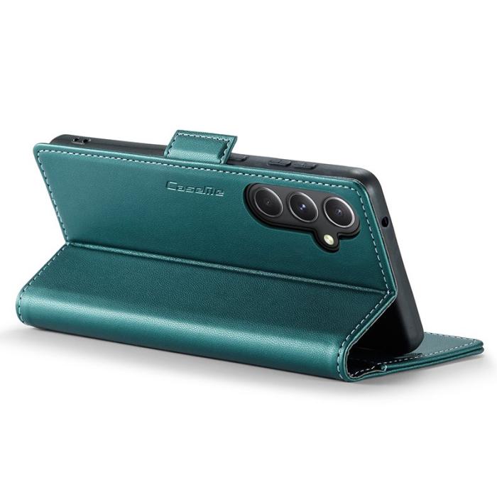 Caseme - CASEME Plånboksfodral Konstläder för Samsung Galaxy S23 FE - Grön