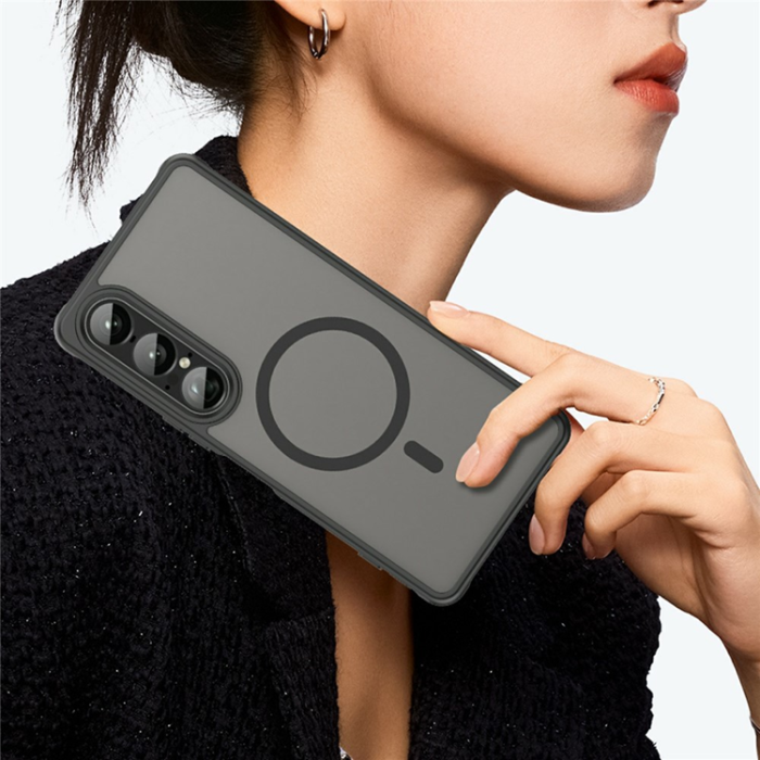 A-One Brand - Sony Xperia 1 VII Mobilskal MagSafe MagSafe Shockproof - Svart
