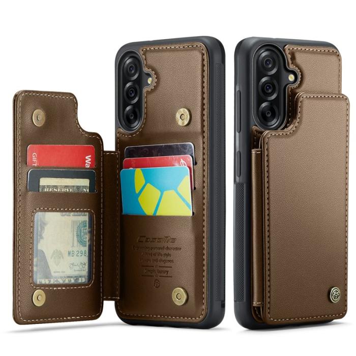 Caseme - CASEME C22 Fodral för Samsung Galaxy A17 5G/4G - Brun