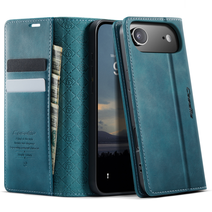 Caseme - Caseme iPhone Air Plånboksfodral RFID Blocking 033 - Grön