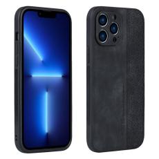 AZNS - AZNS iPhone 13 Pro Fodral KonstL&auml;der - Drop-skydd - Svart