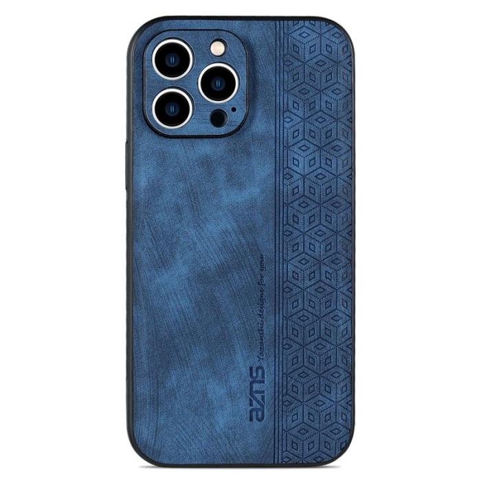 AZNS - AZNS iPhone 13 Pro Fodral KonstLäder - Drop-säker - Blå