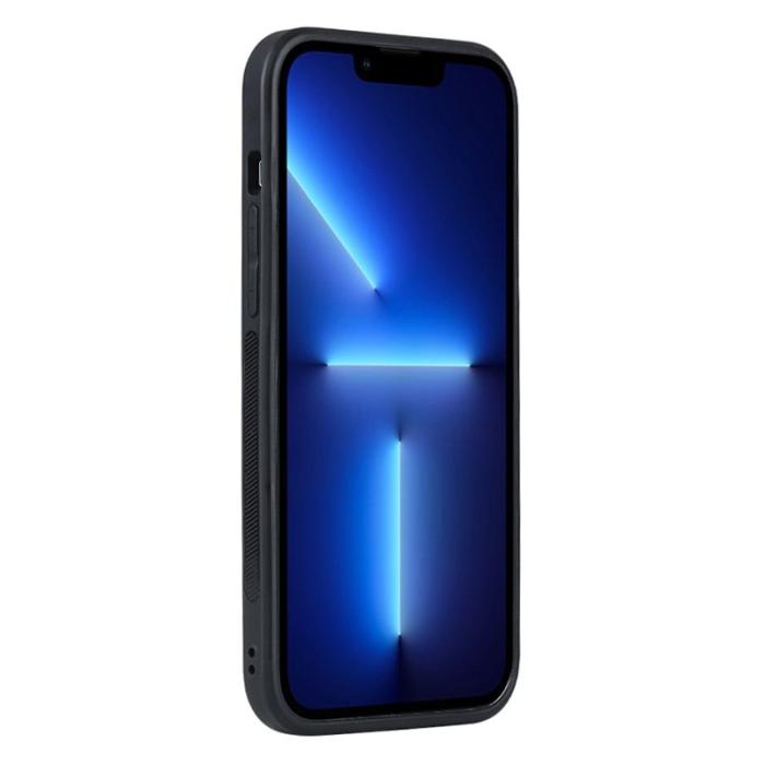 AZNS - AZNS iPhone 13 Pro Fodral KonstLäder - Drop-skydd - Svart