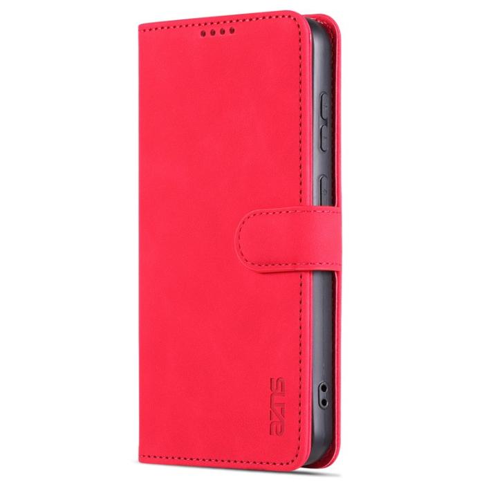 AZNS - AZNS Plånboksfodral till Xiaomi Redmi K60 Ultra / 13T / 13T Pro Konstläder - Röd