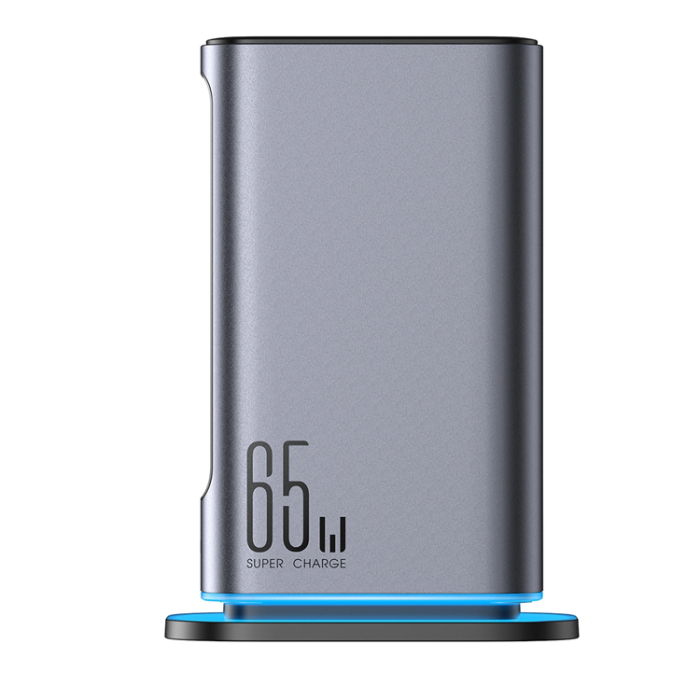 Joyroom - Joyroom Snabbladdare 65W 4xUSB-C 2xUSB-A GaN - Mörkgrå
