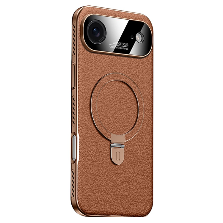 iPhone Air Mobilskal MagSafe Kickstand Electroplated Cooling - Brun (Brun) | 2353 | AlltMobil