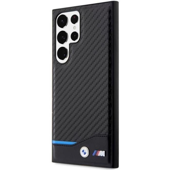 BMW - BMW Galaxy S23 Ultra Skal Läder Carbon - Svart