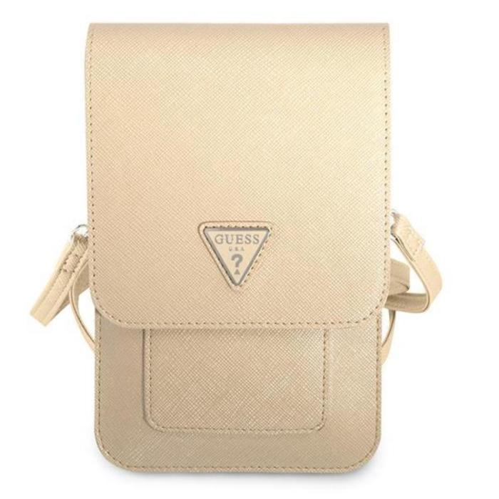 UTGATT1 - Guess Halsbandsfodral Saffiano Triangle - Beige
