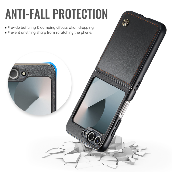 Caseme - CASEME Galaxy Z Flip 7 FE Mobilskal RFID Blocking Glossy 023