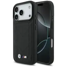 BMW - BMW Mobilskal till iPhone 17 Pro MagSafe M Quilted Logo - Svart