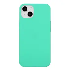 OEM - iPhone 15 Plus Mobilskal TPU Matte Slim-Fit - Cyan