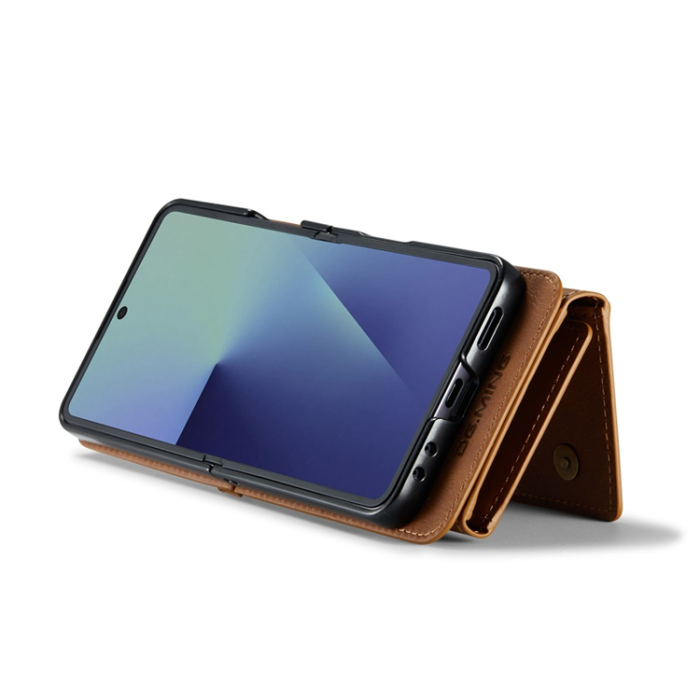 DG.MING - DG.MING Galaxy Z Flip 7 Mobilskal RFID Blocking M5 - Brun