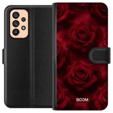 Gustaf - Pl&aring;nboksfodral till Samsung Galaxy A53 5G med Crimson Rose