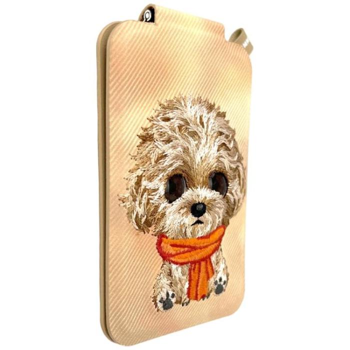 NIMMY - Nimmy MagSafe Korthållare och Mobilställ Big-Eye Cute Pets 2.0 Dog - Brun