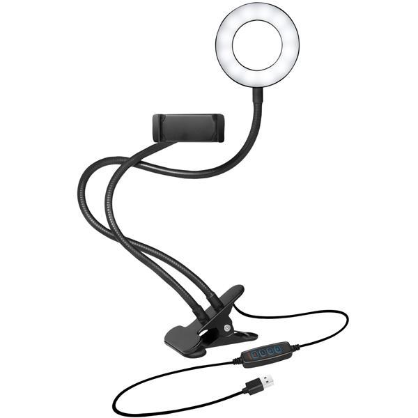 LogiLink Ring light för Smartphone Ø8.5cm med klämma | 264 | AlltMobil