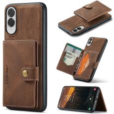 JEEHOOD - JEEHOOD Samsung Galaxy S25 Edge Fodral KonstL&auml;der - Brun