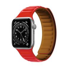 UTGATT1 - Apple Watch 7/8 (41mm) Armband Magnetic Strap - Röd