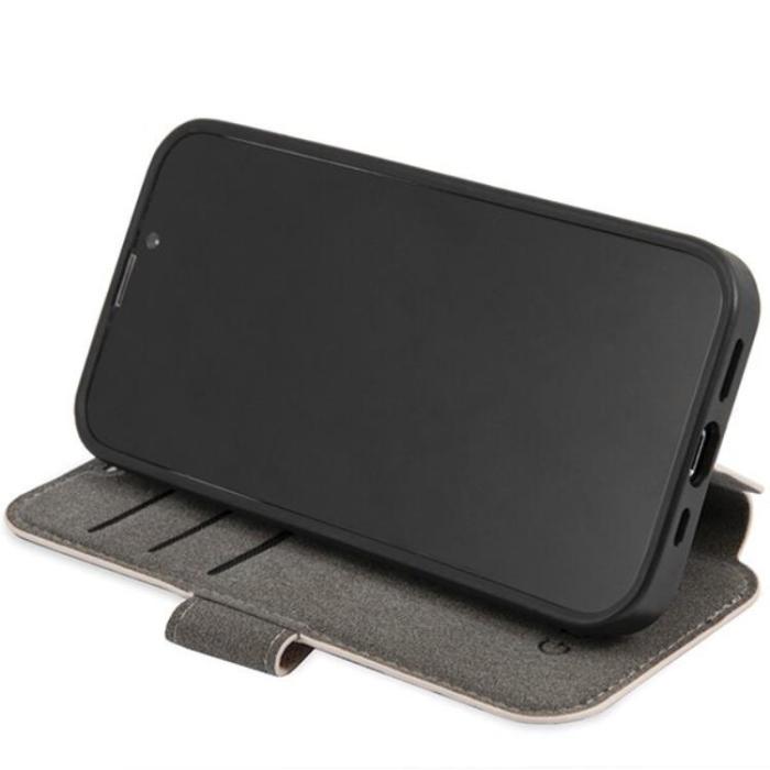 Guess - Guess iPhone 15/14/13 Plånboksfodral Metall Logo - Rosa