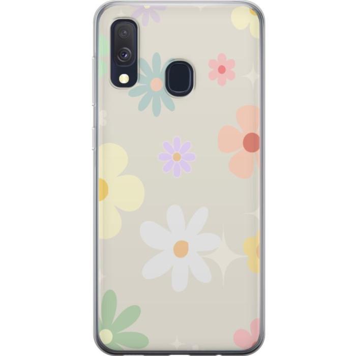 iSecrets - Mobilskal till Samsung Galaxy A40 med fejdande blommor