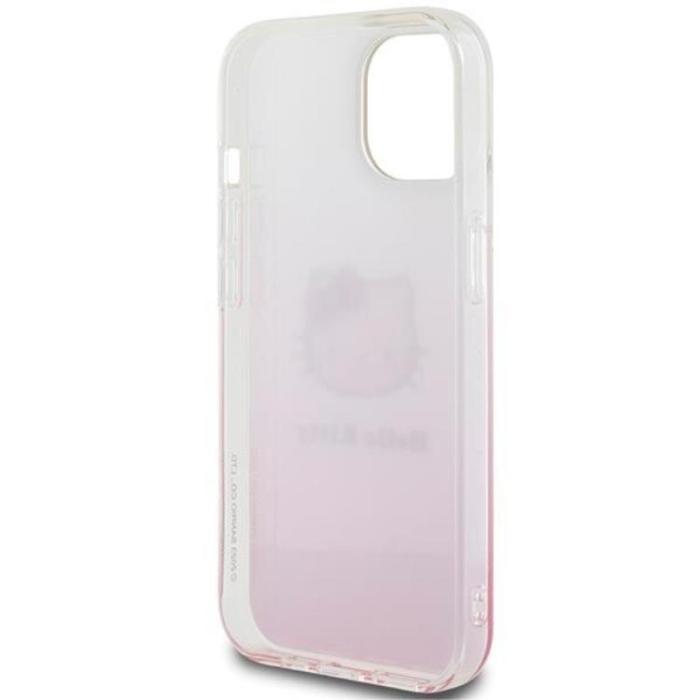 Hello Kitty - Hello Kitty iPhone 15 Mobilskal IML Gradient Electrop Kitty Head