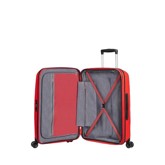 UTGATT - American Tourister Bon Air DLX Spinner 66/24 TSA Exp - Magma Röd