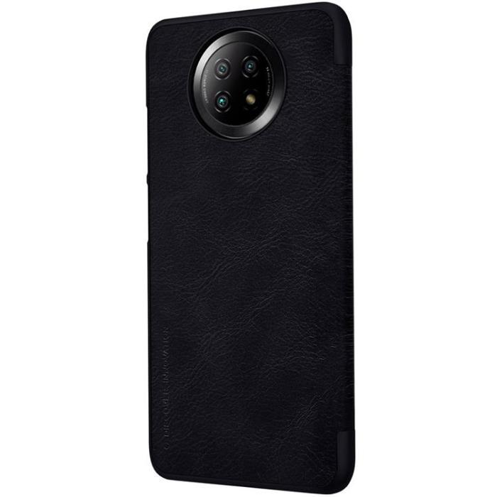 Nillkin - Nillkin Qin Läder Fodral Xiaomi Redmi Note 9T 5G - Svart
