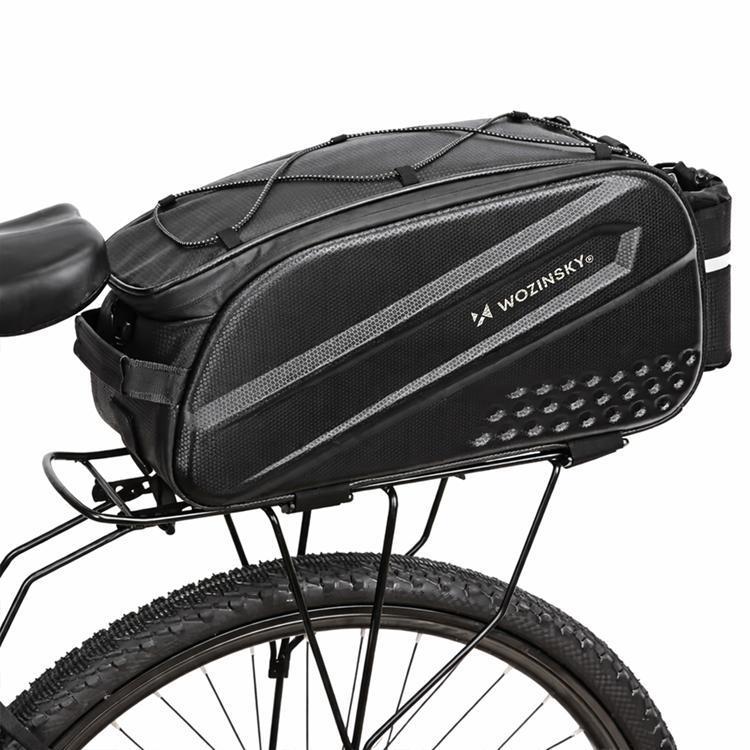 Wozinsky Cykelbagageväska med Lång Rem och Expanderbara Sidofickor - Svart | 3778 | AlltMobil