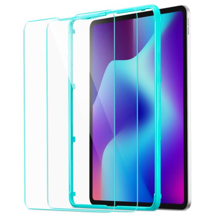 ESR - ESR [2-PACK] iPad Pro 12.9 (2022/2021/2020) Härdat Glas Skärmskydd - Clear