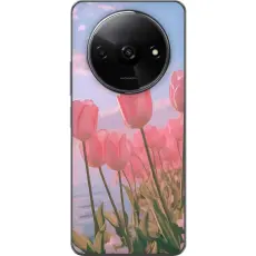 Gustaf - Mobilskal till Xiaomi Redmi A3 med Rosa Tulpaner