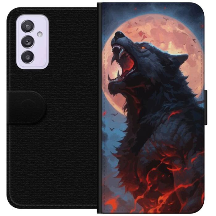 iSecrets - Plånboksfodral till Samsung Galaxy A82 5G med Ylande varg