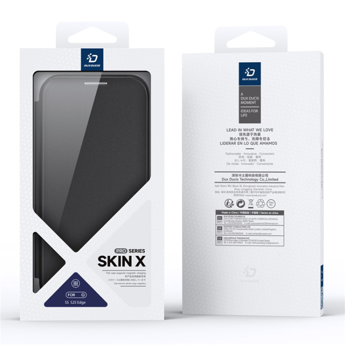 Dux Ducis - Dux Ducis Galaxy S25 Edge Plånboksfodral MagSafe Skin X Pro